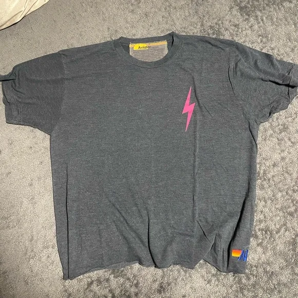 Aviator Nation Charcoal Tee - Picture 2 of 4